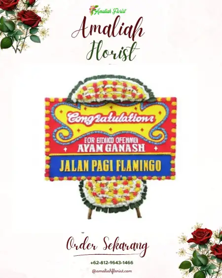 Sewa Papan Bunga Kambo